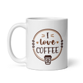 Taza Cerámica Personalizada Blanca con Brillo y con caja individual