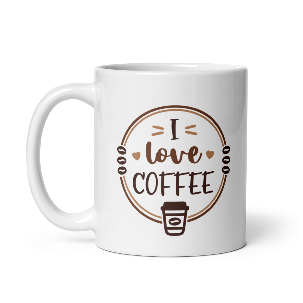 Taza Cerámica Personalizada Blanca con Brillo y con caja individual
